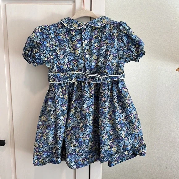 Petit Ami Floral Print Peter Pan Collar Dress - Picture 6 of 6